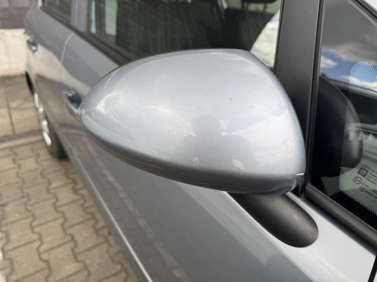 Opel Corsa D original Au&szlig;enspiegel rechts elektrisch verstellbar Z163 Lichtsilber Bj.2007
